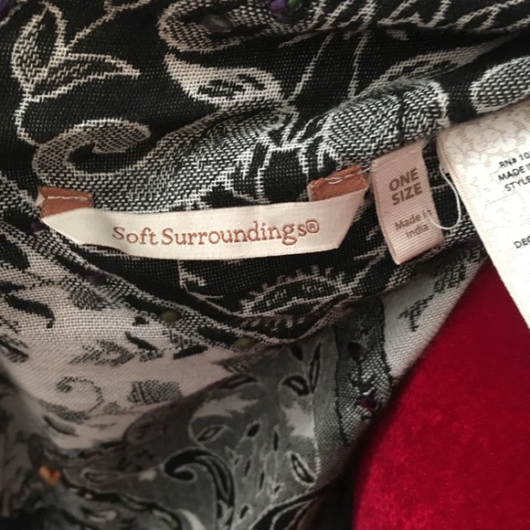 Soft Surroundings Boho Fringe Vest - Picture 3 of 6